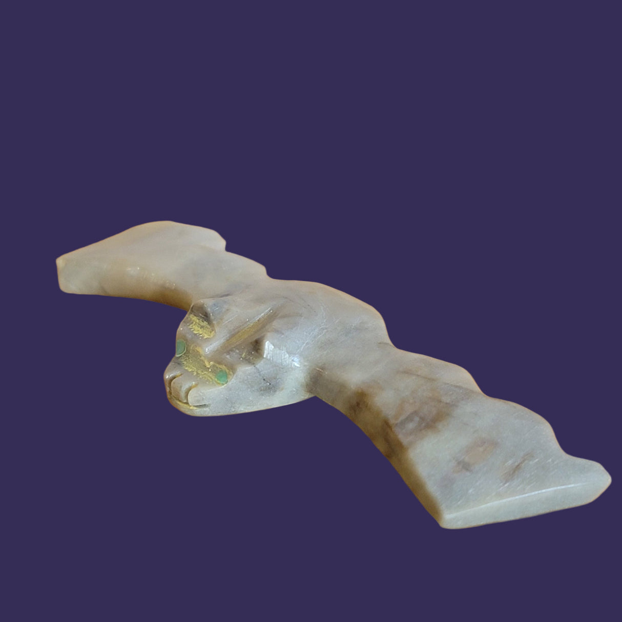 Picaaso Marble Bat Zuni Fetish