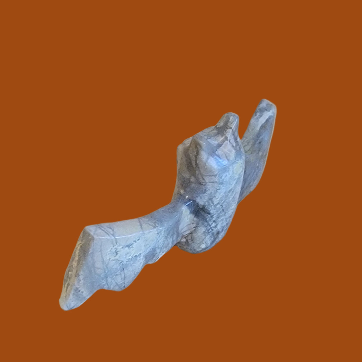 Picasso Marble Spread Winged Bat Zuni Fetish