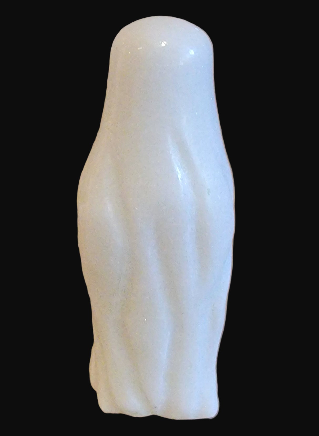 Boo! White Marble Ghost Zuni Fetish