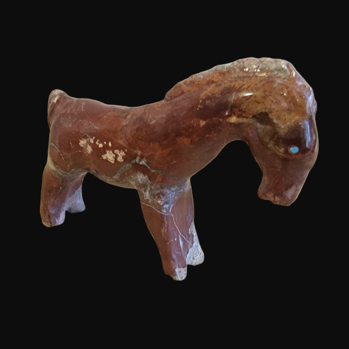 Crazy Horse Stone Healing Horse Zuni Fetish