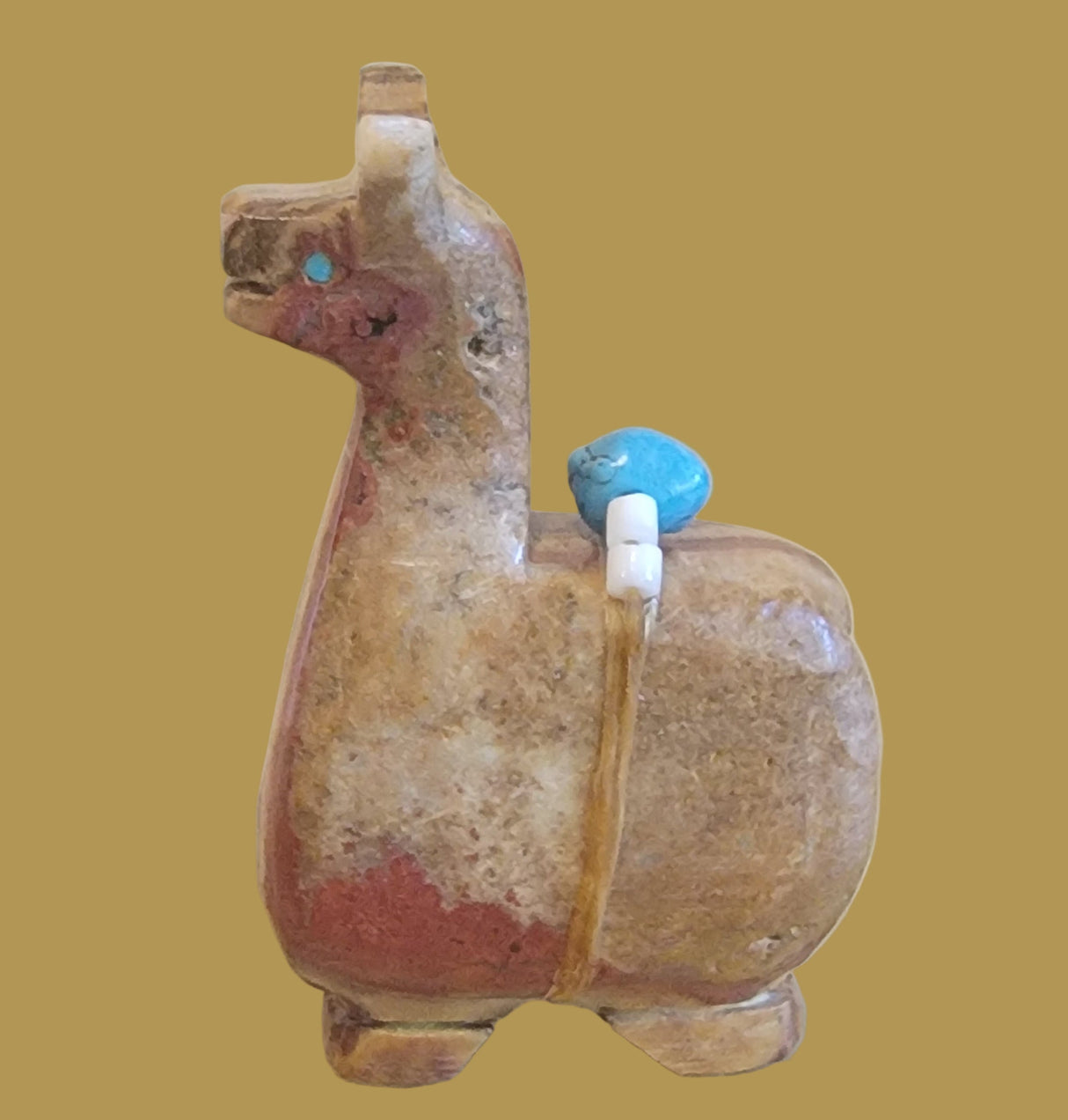 Onyx Llama Zuni Fetish