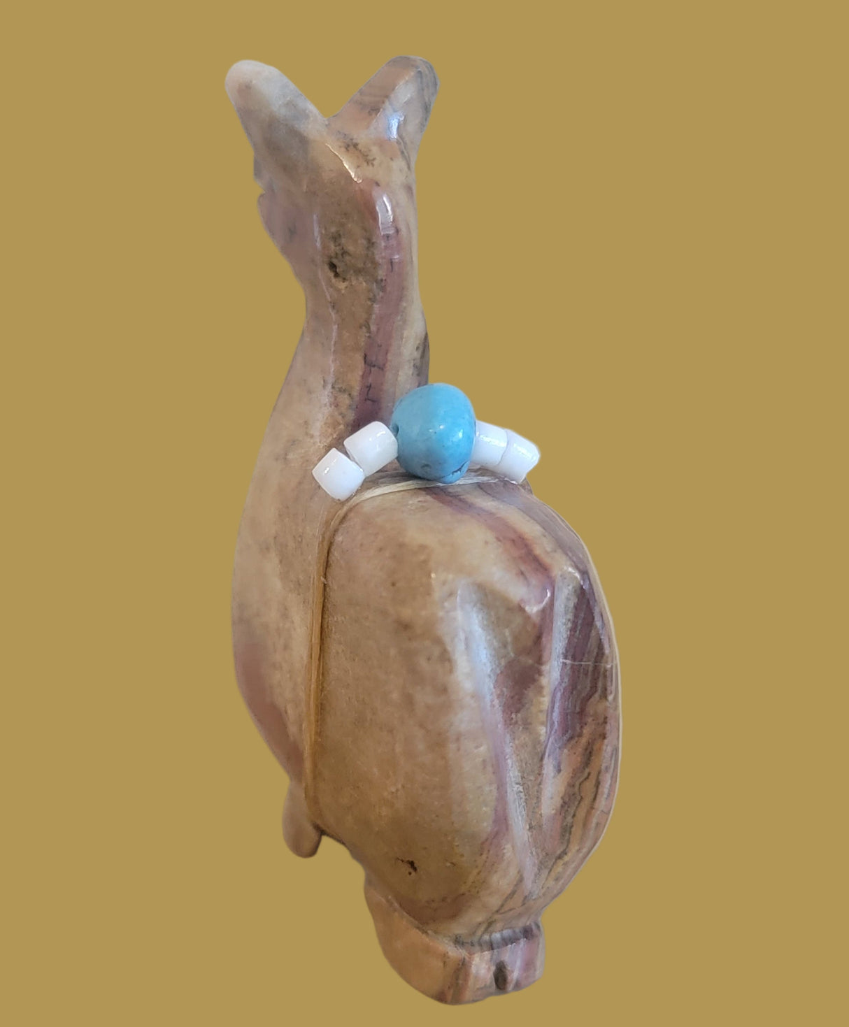 Onyx Llama Zuni Fetish