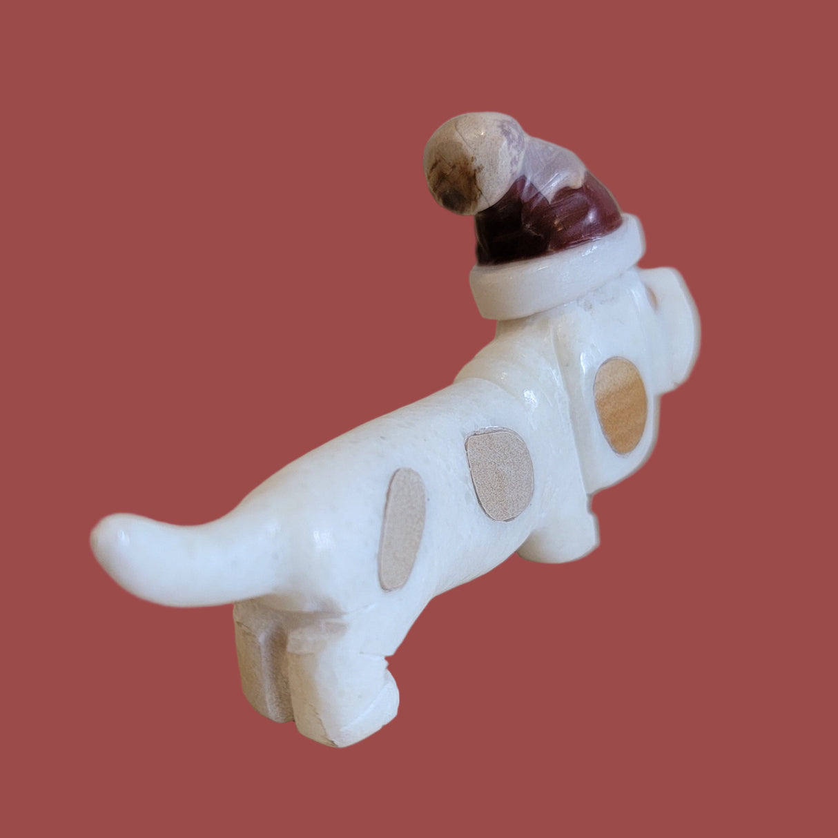 Beagle Santa Dog Zuni Holiday Fetish