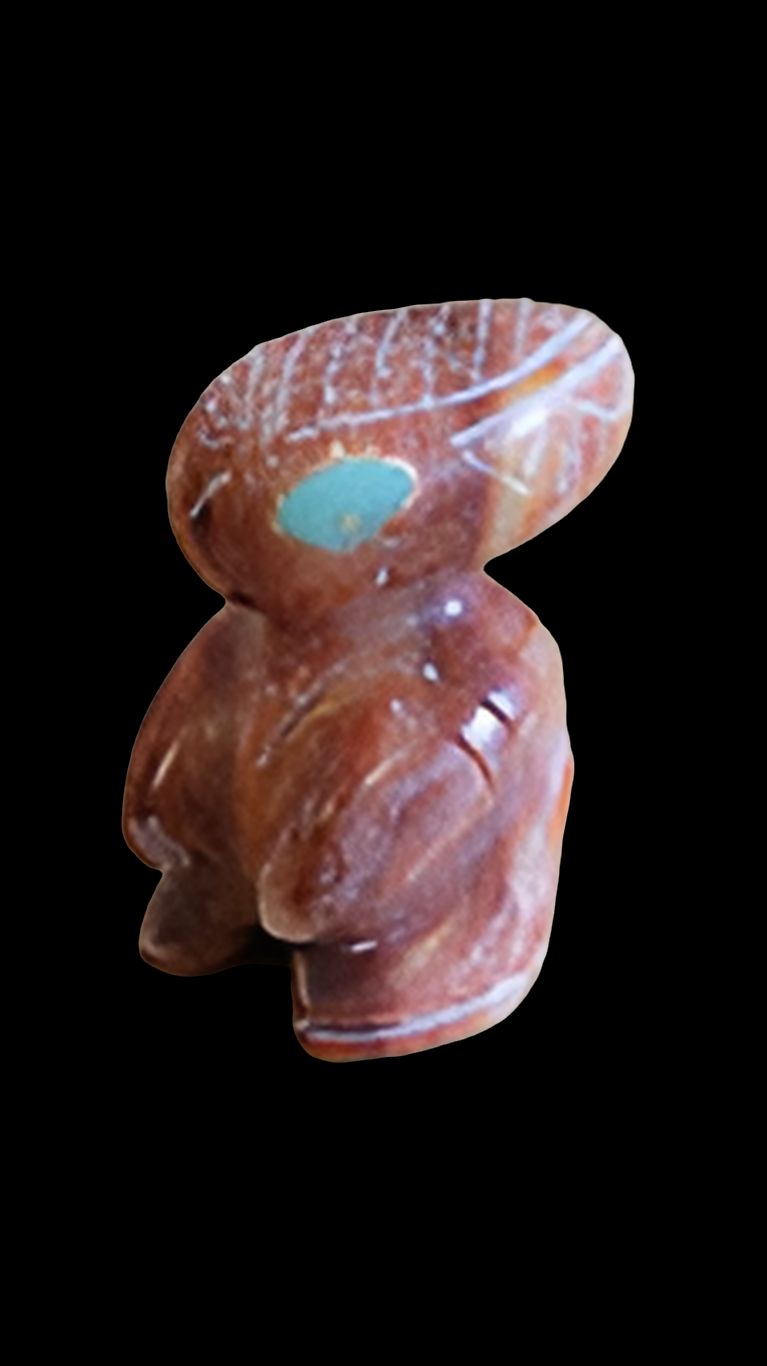 Alabaster Alien"Take Me To Your Leader" Zuni Fetish