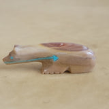Long Necked Dolomite Zuni Fetish Bear