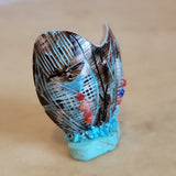 Double Snail Shell Zuni Fetish Corn Maidens