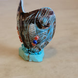 Double Snail Shell Zuni Fetish Corn Maidens