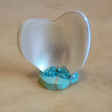 Double Snail Shell Zuni Fetish Corn Maidens