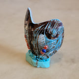 Double Snail Shell Zuni Fetish Corn Maidens