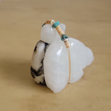 Triple Stacked and Bundled Zuni Fetish Bear Family