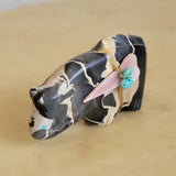 Egyptian Marble Mountain Lion Zuni Fetish