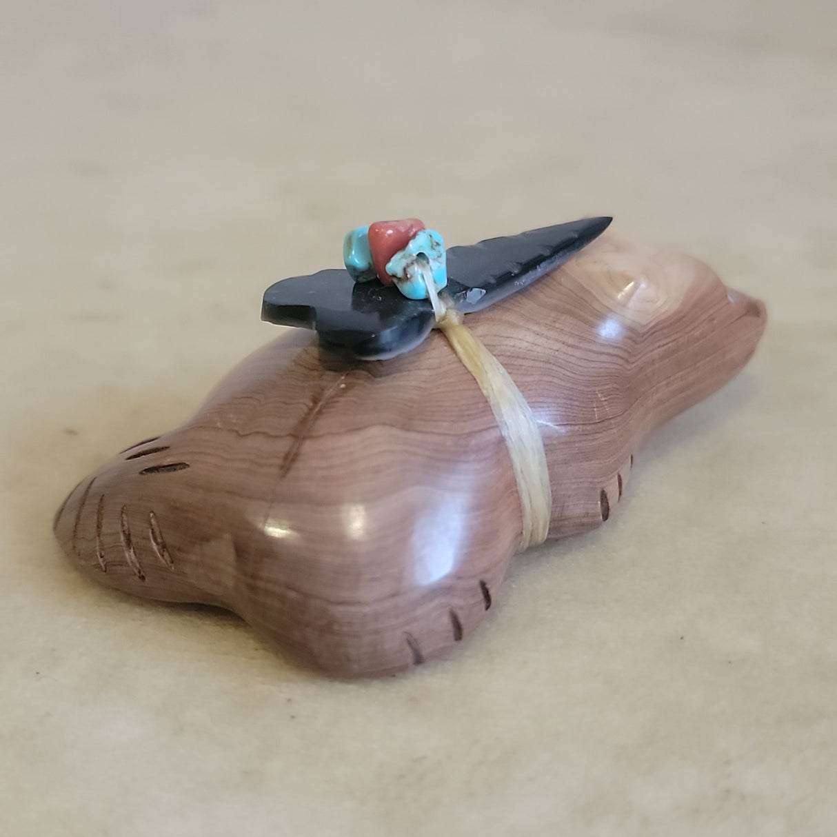 Cedar Badger Zuni Fetish