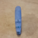 Double Heartlines Angelite Bear Zuni Fetish