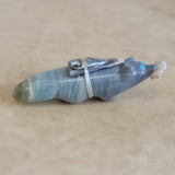 Serpentine Wolf with Fish Zuni Fetish
