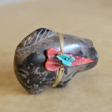 Marlstone Mountain Lion Zuni Fetish