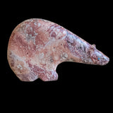 Jasper Long Necked Zuni Fetish Medicine Bear