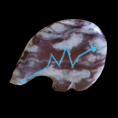 Stewart Quandelacy "Cloud" Jasper Zuni Fetish Medicine Bear
