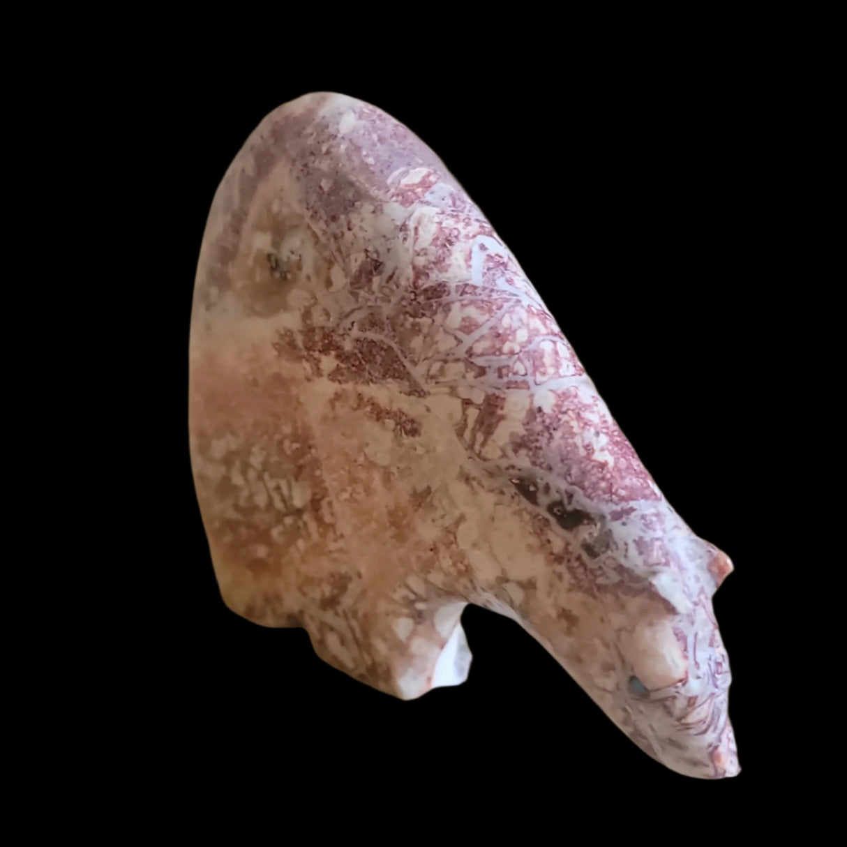 Beautiful Long Necked Jasper  Zuni Fetish Medicine Bear