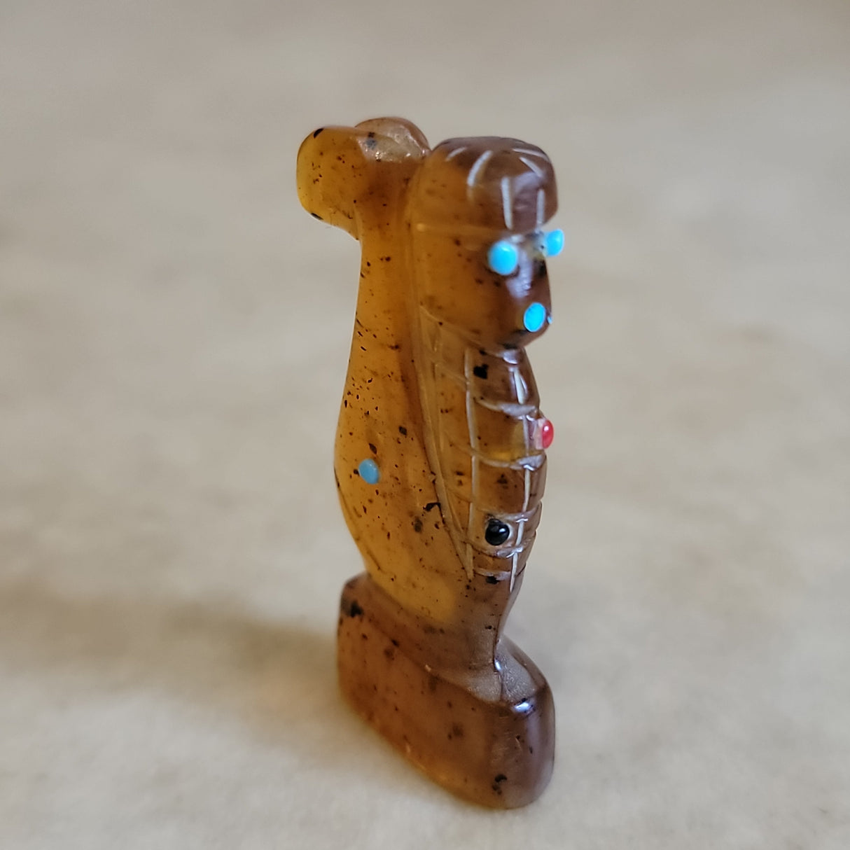 Amber Corn Maiden Zuni Fetish