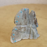 Picasso Marble Zuni Fetish Butterfly Maiden