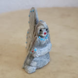 Picasso Marble Zuni Fetish Butterfly Maiden
