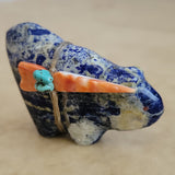 Daphne Quam Sodalite Bobcat Zuni Fetish