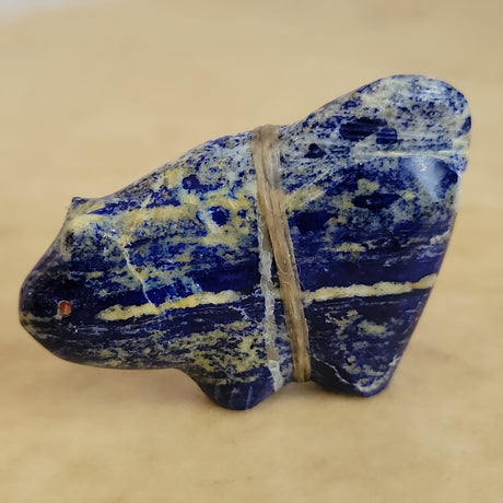 Sodalite Mountain Lion Zuni Fetish