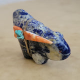 Sodalite Mountain Lion Zuni Fetish