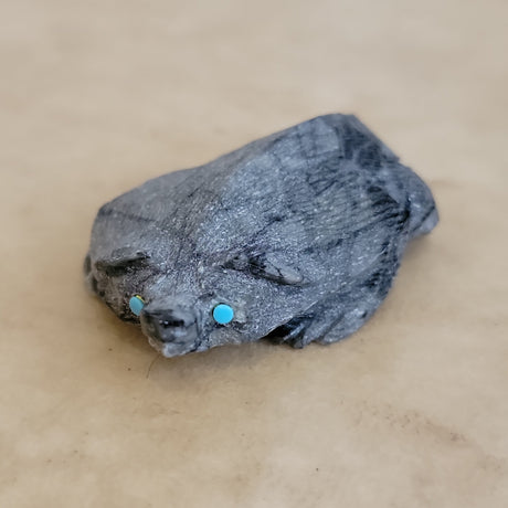 Picasso Marble Badger Zuni Fetish