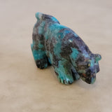 Turquoise Mountain Lion Zuni Fetish