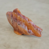 Orange Spiny Oyster Shell Fish Zuni Fetish