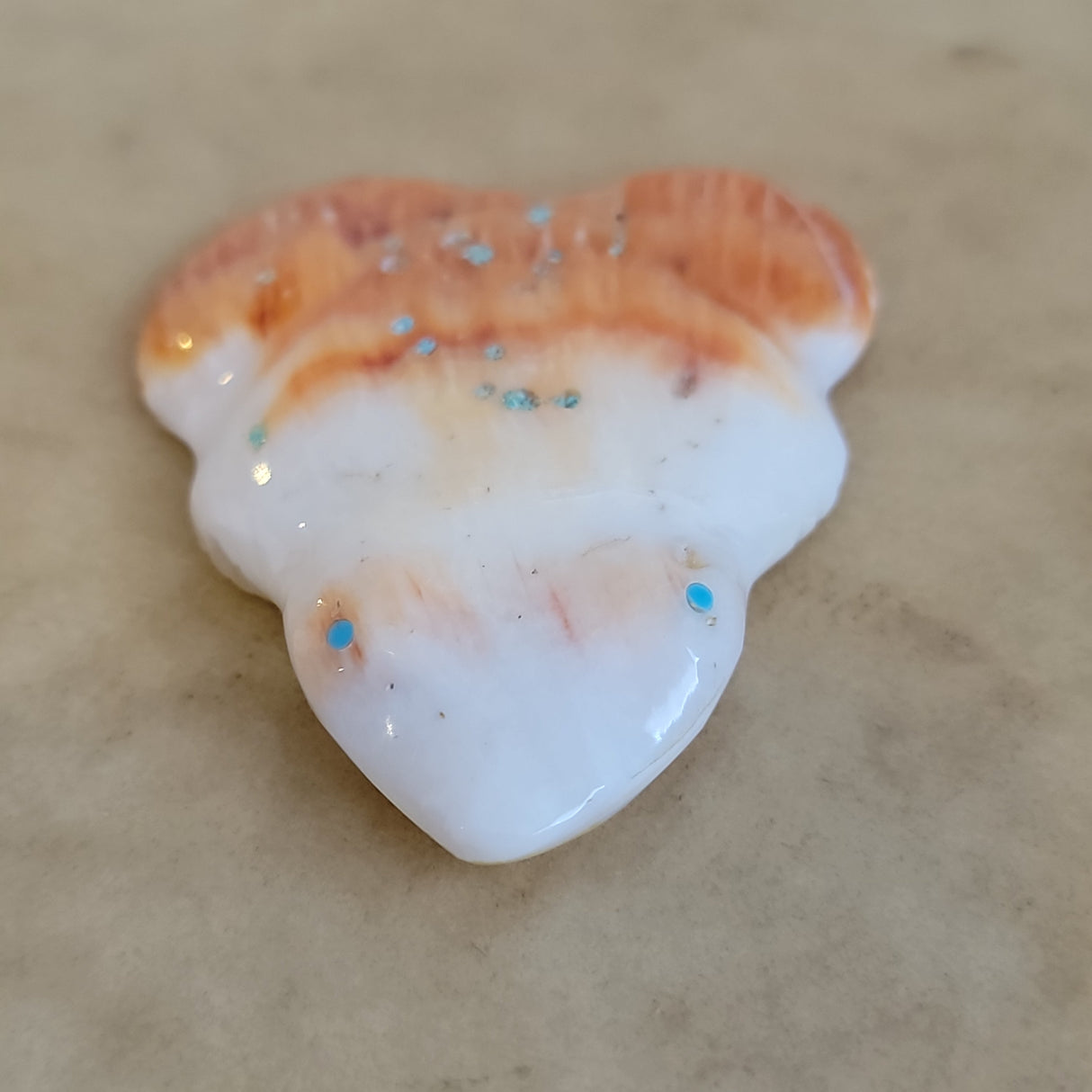 Spiny Oyster Shell Frog Zuni Fetish