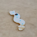 Gold Lip w/Zuni Sun Zuni Fetish Snake/Rattlesnake