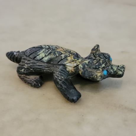 Cody Cheama Badger on the Prowl Zuni Fetish