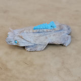 Picasso Marble Badger Zuni Fetish