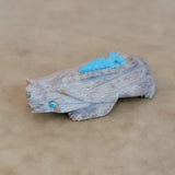 Alvin Haloo Picasso Marble Badger Zuni Fetish