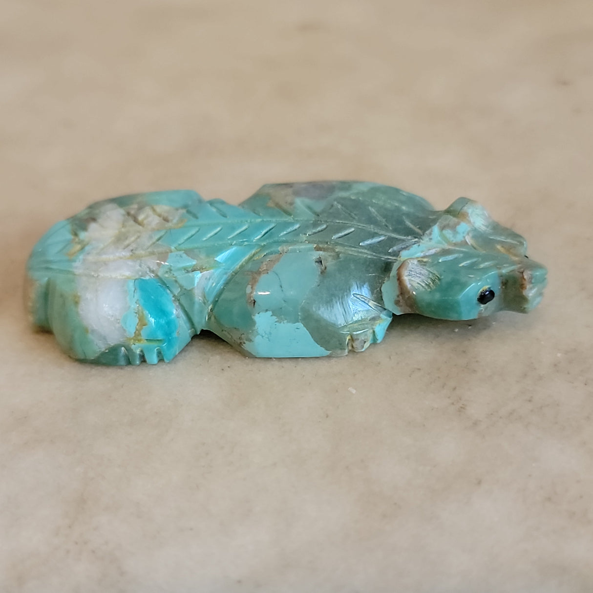 Danette Laate Turquoise Zuni Fetish Badger