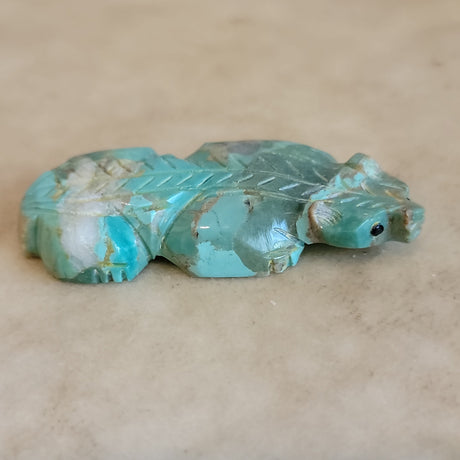 Danette Laate Turquoise Zuni Fetish Badger