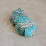 Turquoise Zuni Fetish Badger