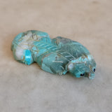 Turquoise Zuni Fetish Badger