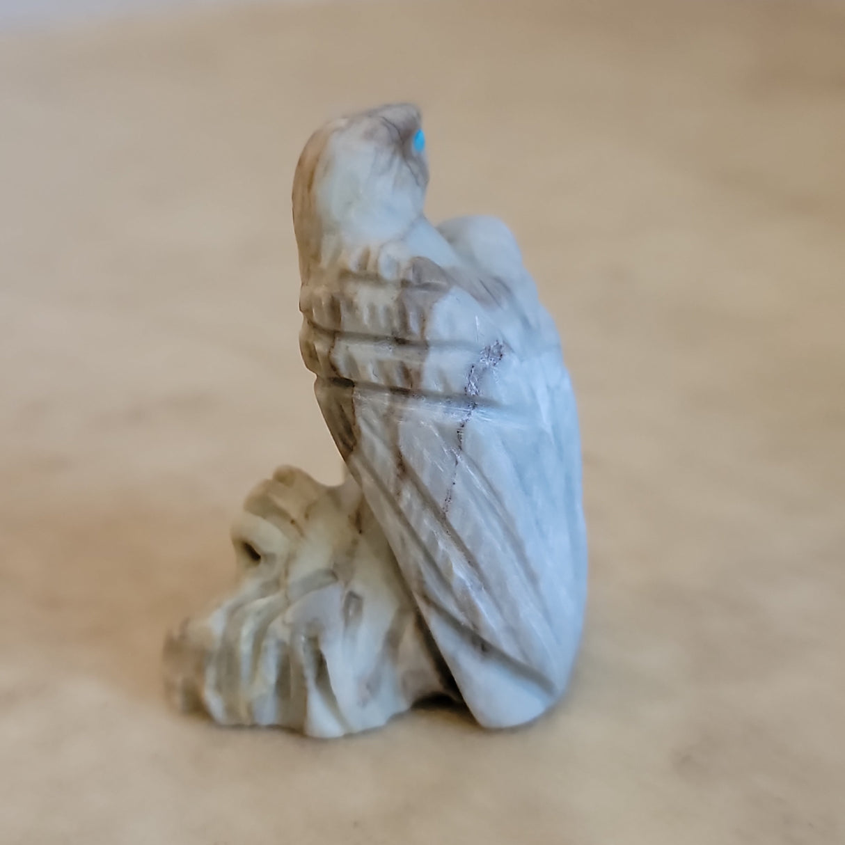 Picasso Marble Noble Eagle Zuni Fetish