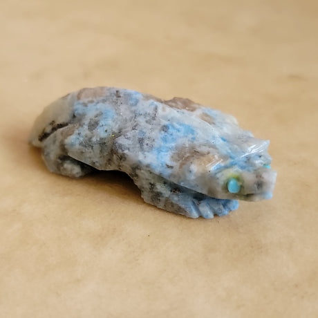 Alvin Haloo Demin Lapis Badger Zuni Fetish