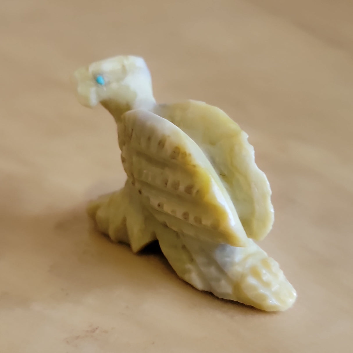 Serpentine Zuni Fetish Eagle