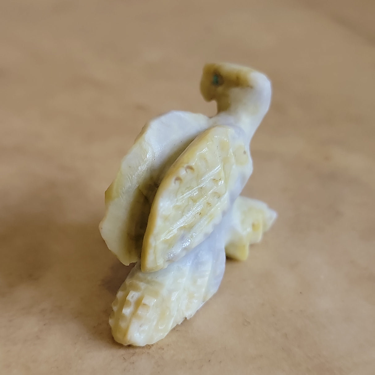 Serpentine Zuni Fetish Eagle