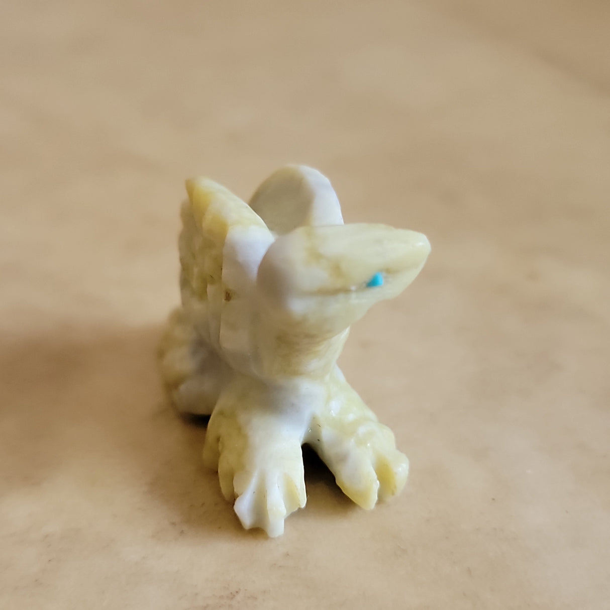 Serpentine Zuni Fetish Eagle