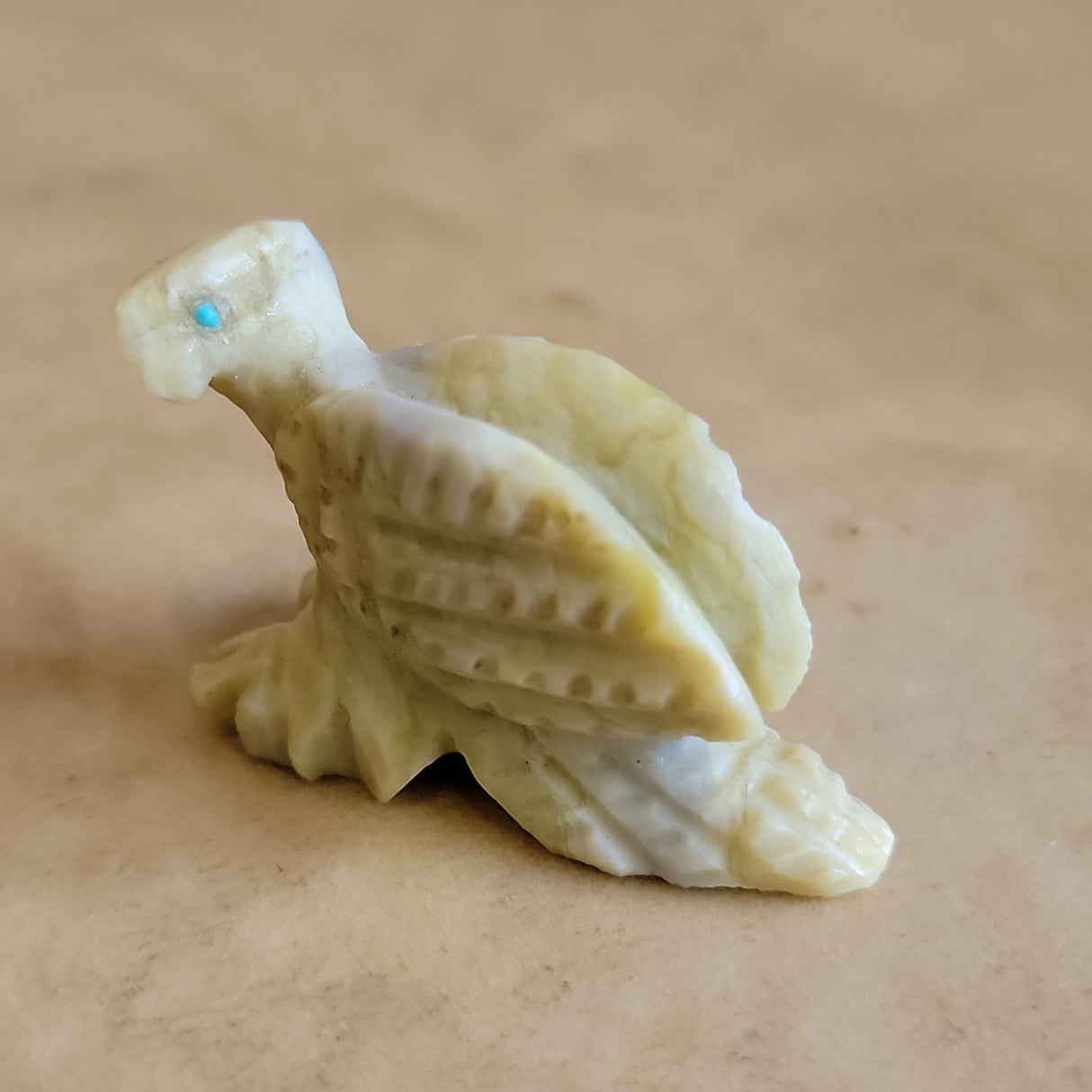 Serpentine Zuni Fetish Eagle