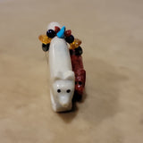 Double Bears with Fancy Offering Zuni Fetish