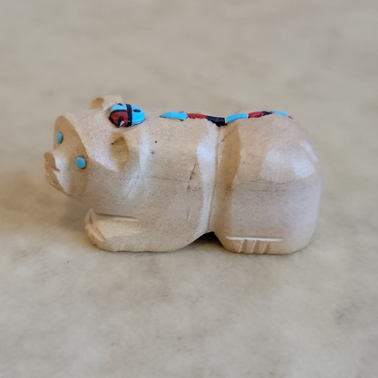 Walking Bear Zuni Fetish