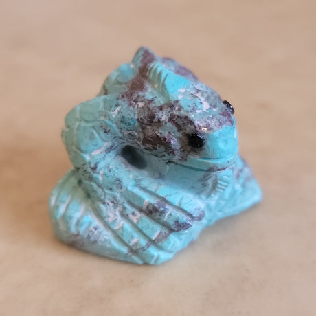 Turquoise Iguana Zuni Fetish