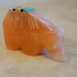 Brandon Phillips Alabaster Bear w/Inlay Zuni Fetish